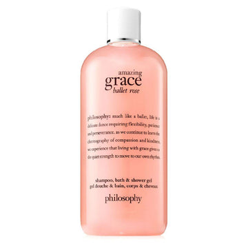 3-In-1 Shampoo, Shower Gel & Bubble Bath - Amazing Grace Ballet Rose 480Ml